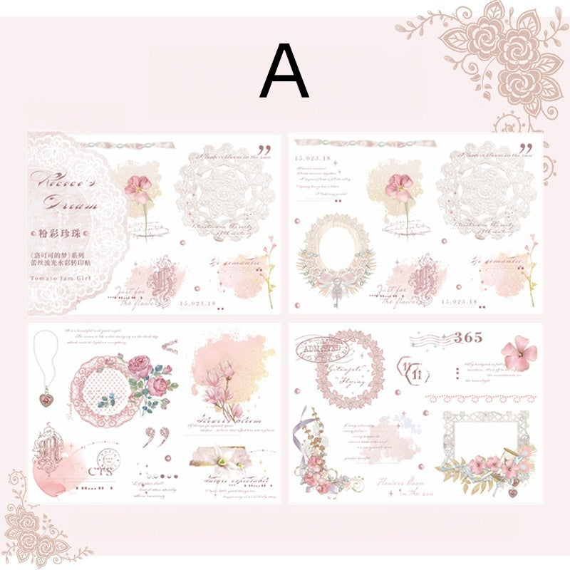 Rococo Dream Transfer Stickers