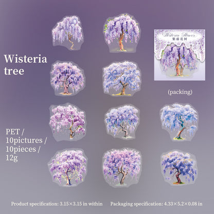 Wisteria Dreams Stickers