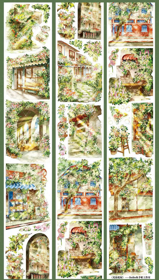 7cm*100cm Floral Light House Tape