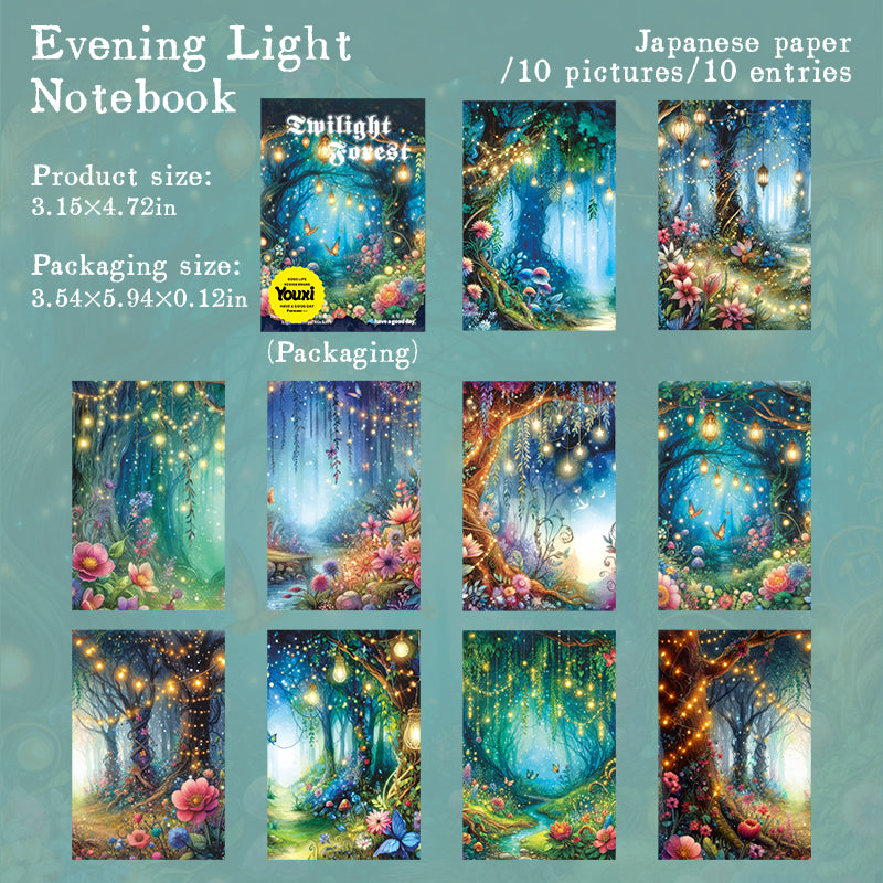 Twilight Forest Washi Sticker