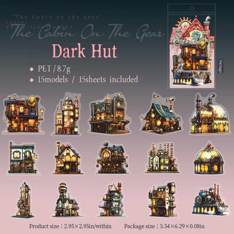 Cottage on the Gears Stickers