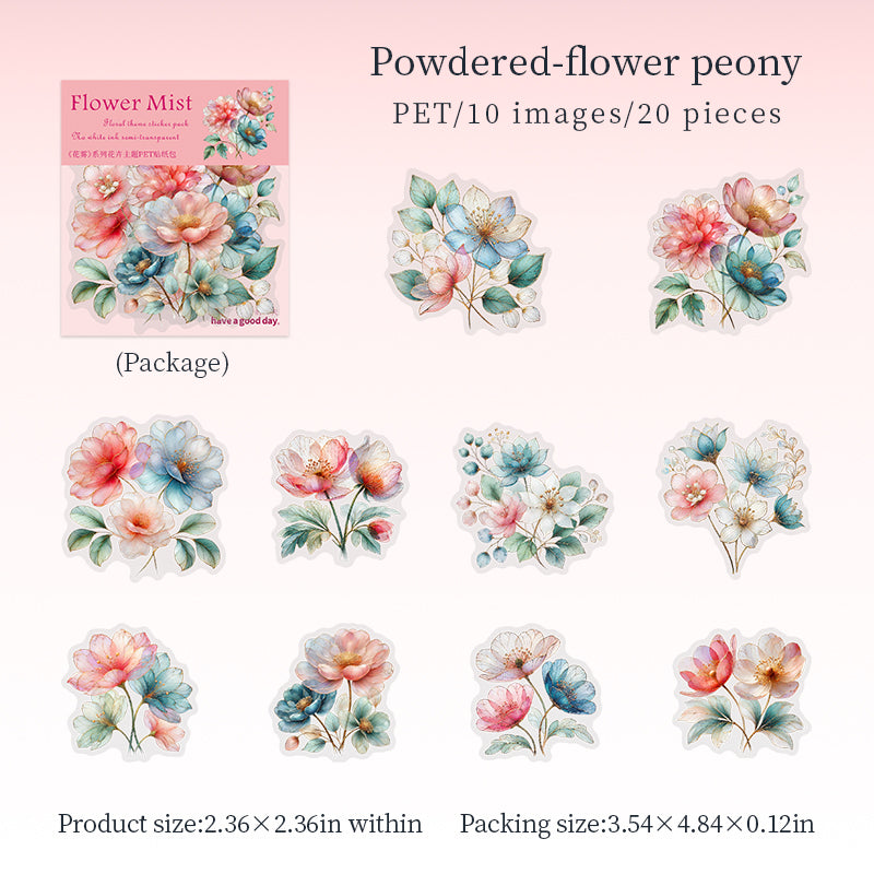 Flower Mist Stickers