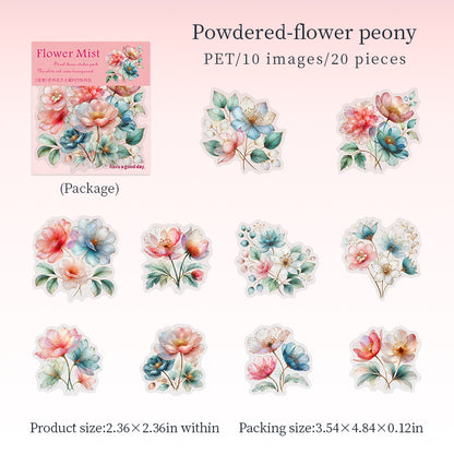 Flower Mist Stickers