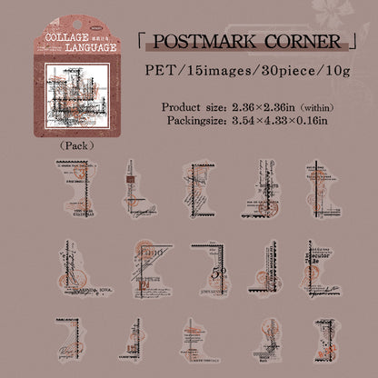 Collage Language Sticker