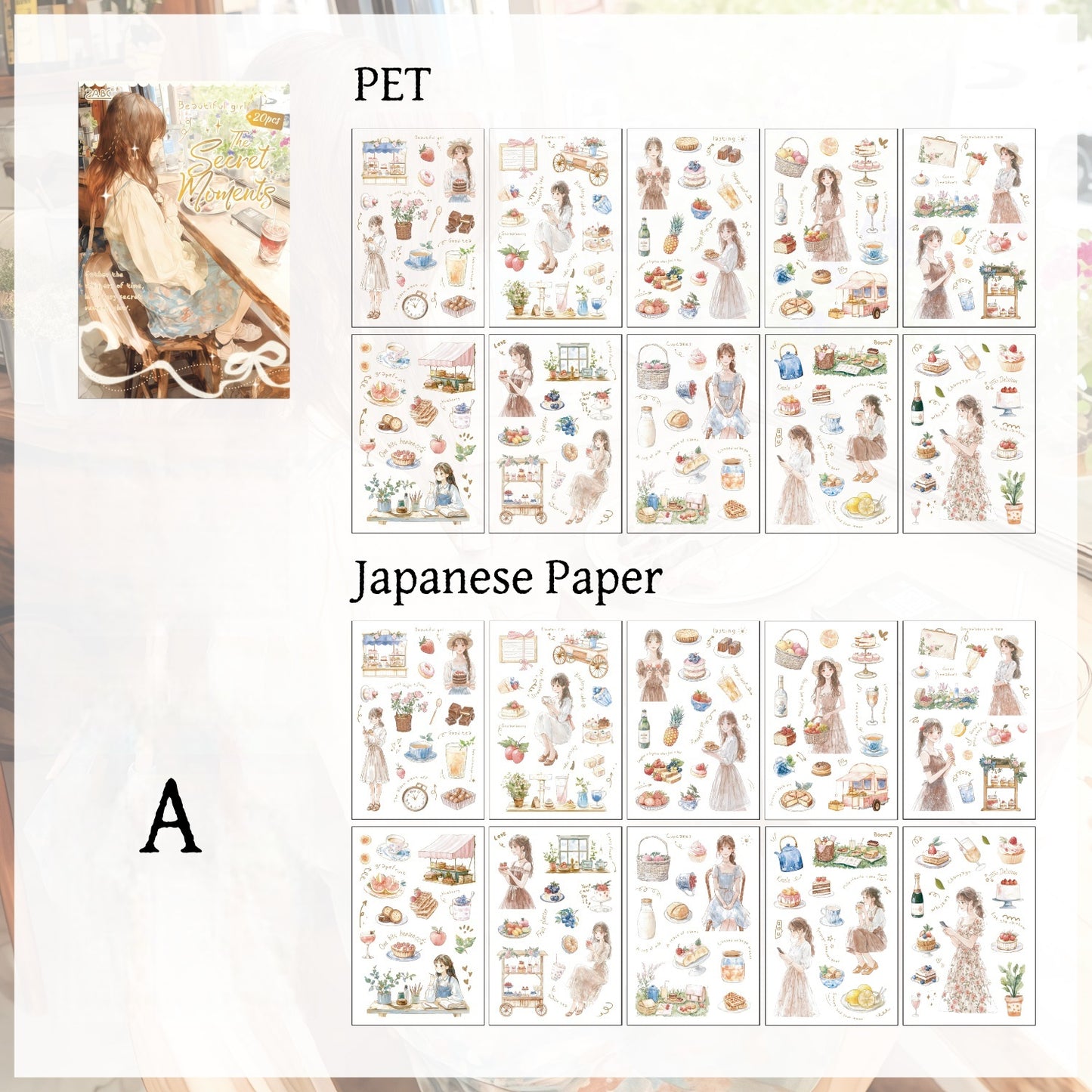 Eternal Secret Words Sticker Book