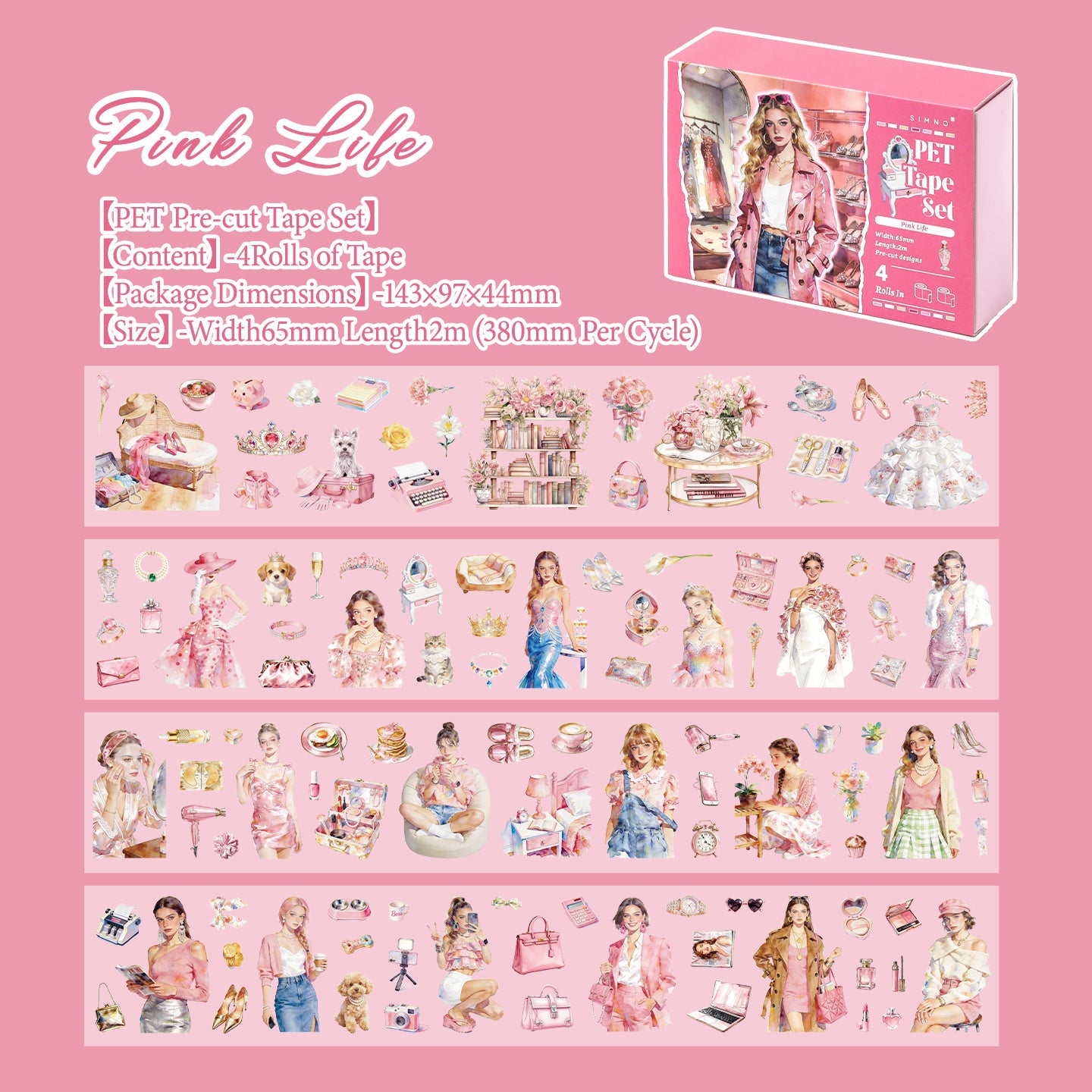 Everyday Life Character Tape Set
