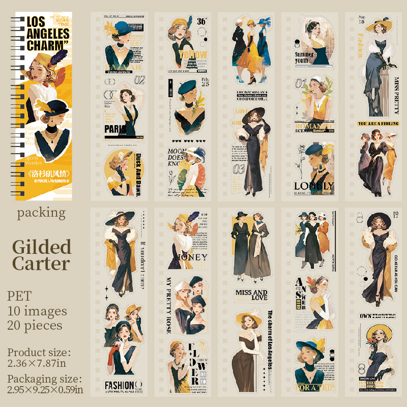 Los Angeles Charm Sticker Book