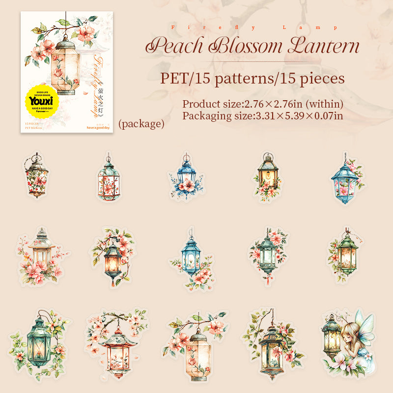 Firefly Lamp Stickers