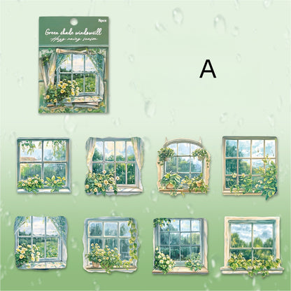 Misty Rainy Season Stickers