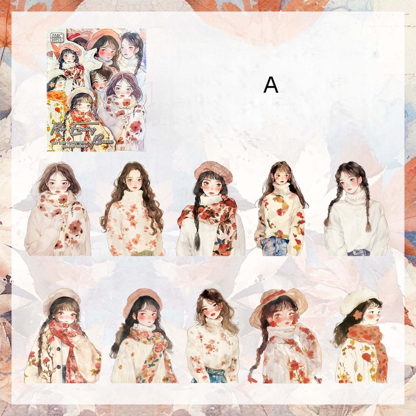 Gentle Breeze and Shadows Stickers