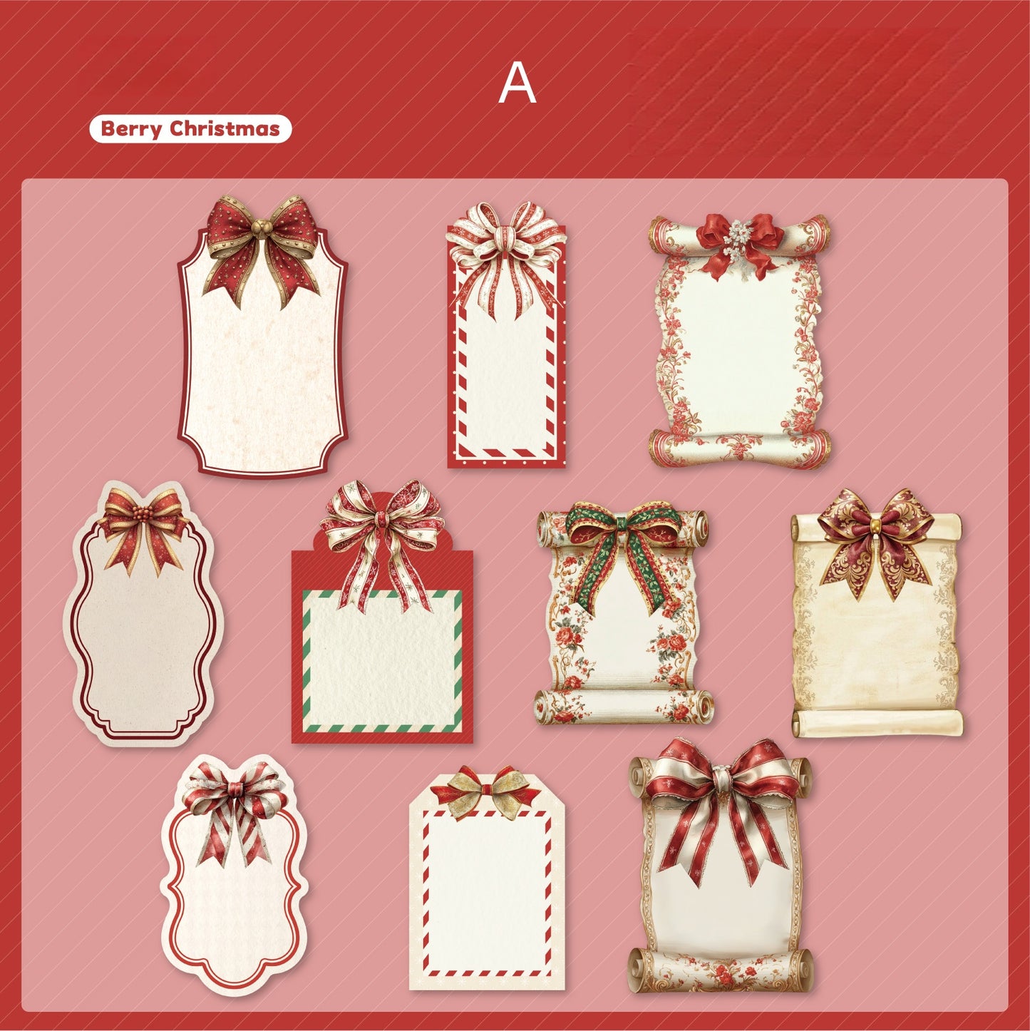 Holiday Handwritten Note Stickers