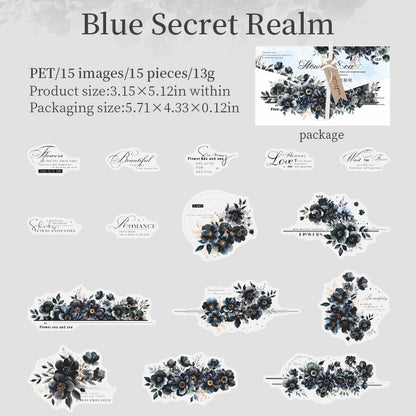 Twilight Flower Sea Stickers