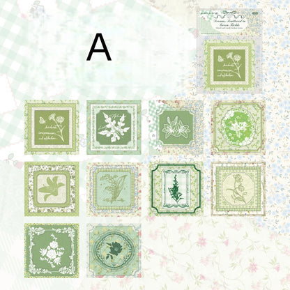 Floral Leaf Candy Stickers