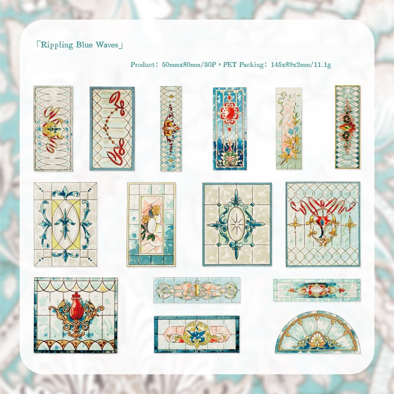 Vintage Window View Stickers