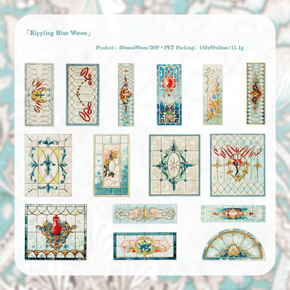 Vintage Window View Stickers