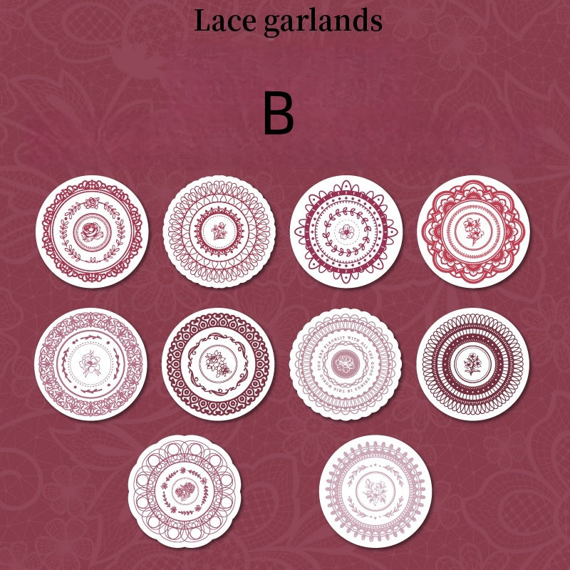 Floral Lace Stickers