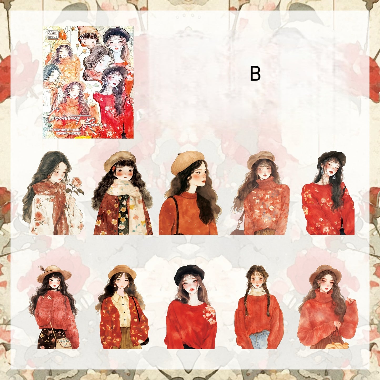 Gentle Breeze and Shadows Stickers