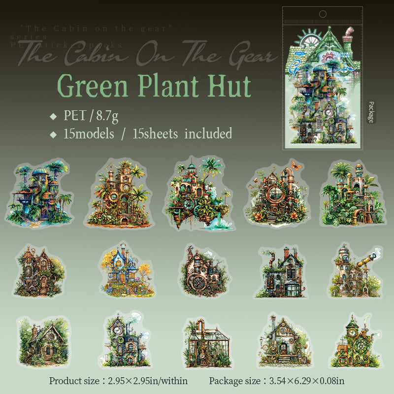 Cottage on the Gears Stickers