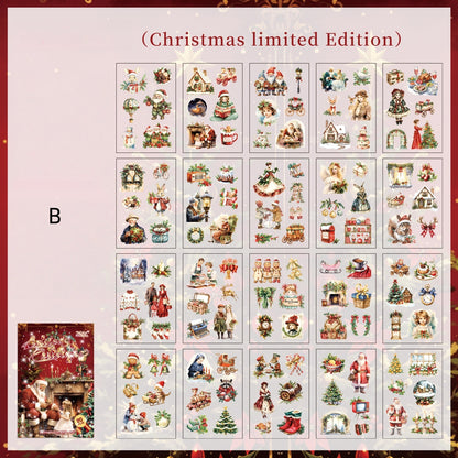 Christmas Letters Sticker Book