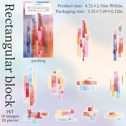 Crazy Colors Sticker