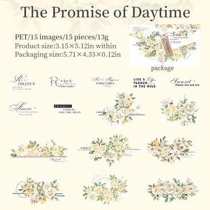 Twilight Flower Sea Stickers