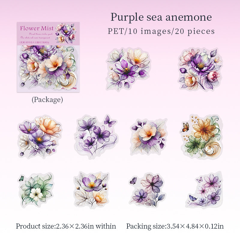 Flower Mist Stickers