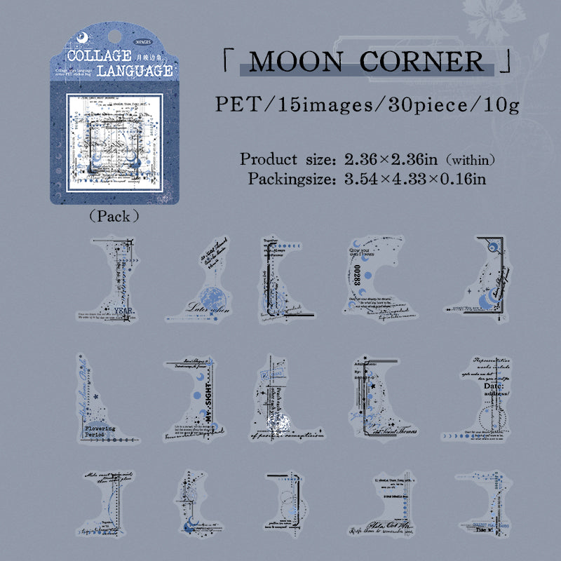 Collage Language Sticker