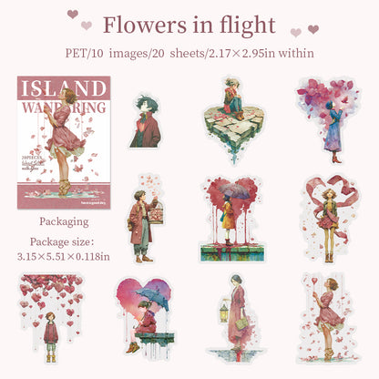 Island Stroll With You Stickers