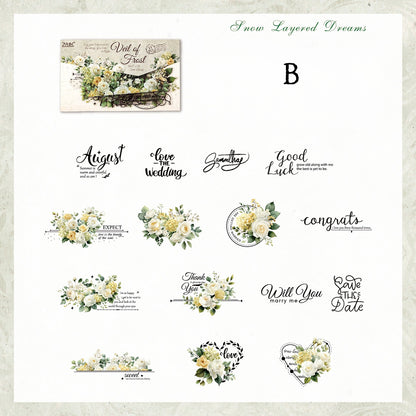 Tinted Silk Melody Stickers