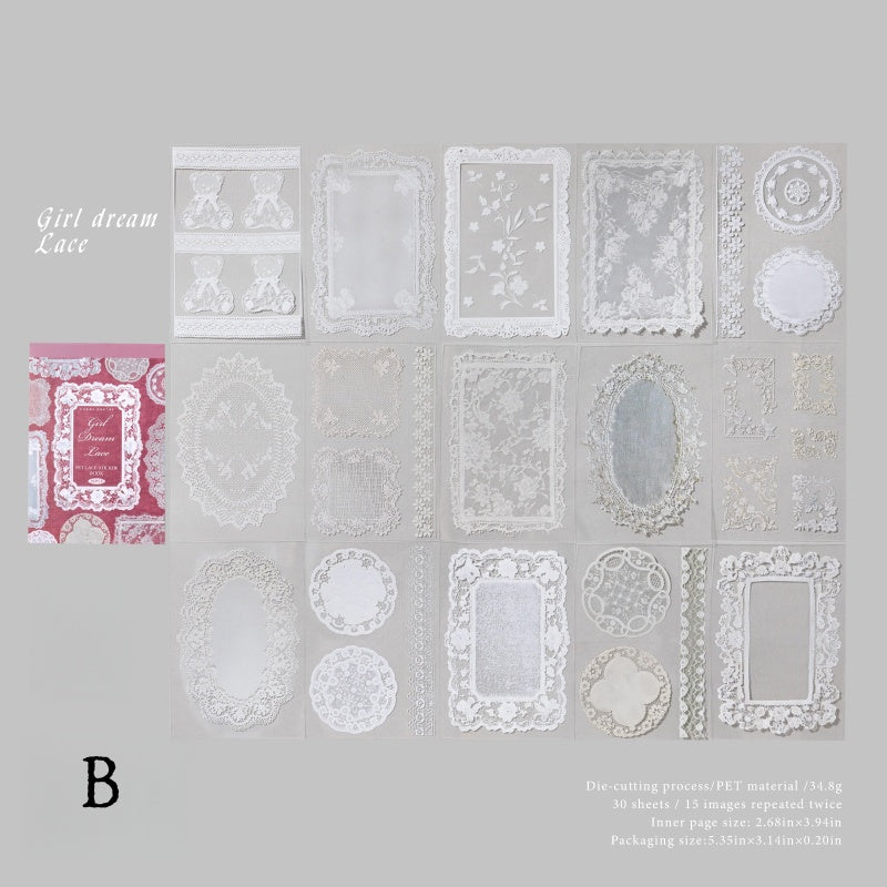 Lace Museum Sticker Book