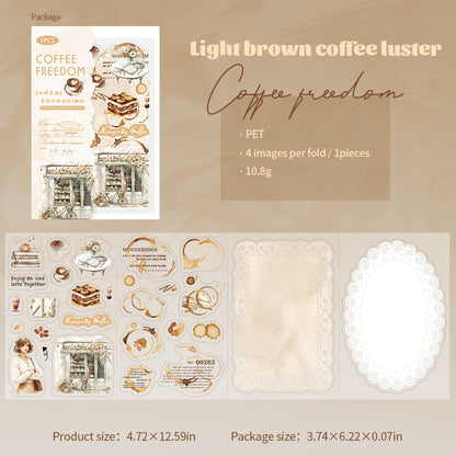 Coffee Freedom Stickers