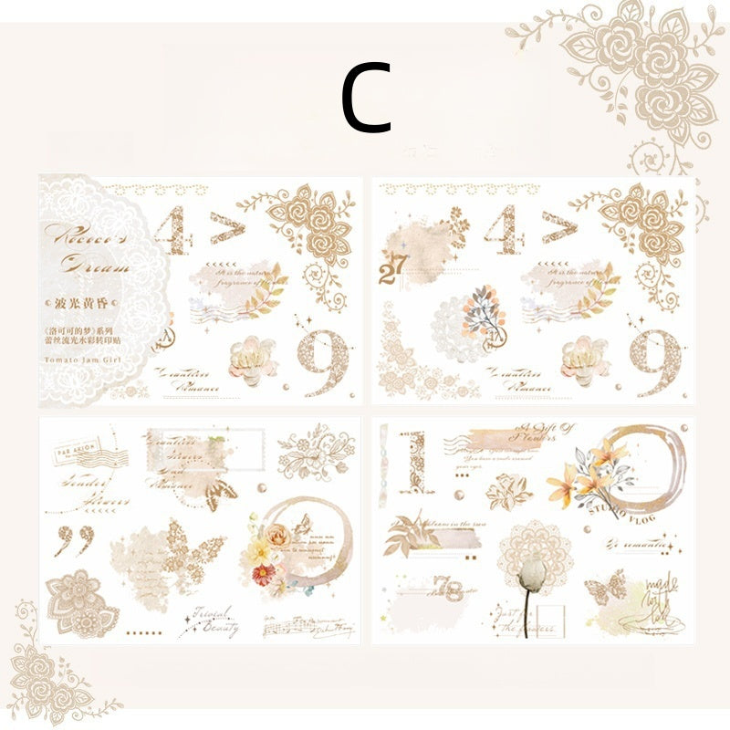 Rococo Dream Transfer Stickers