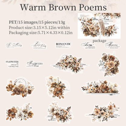 Twilight Flower Sea Stickers