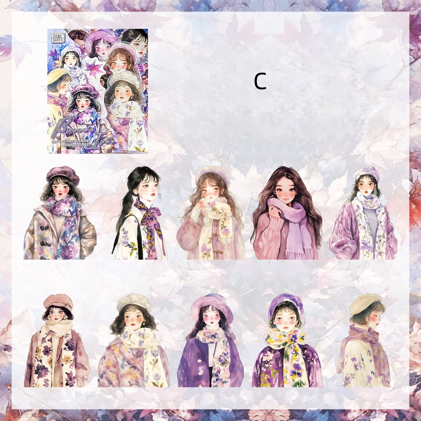 Gentle Breeze and Shadows Stickers