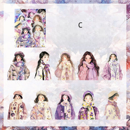 Gentle Breeze and Shadows Stickers