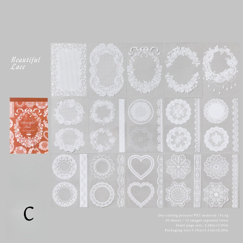 Lace Museum Sticker Book