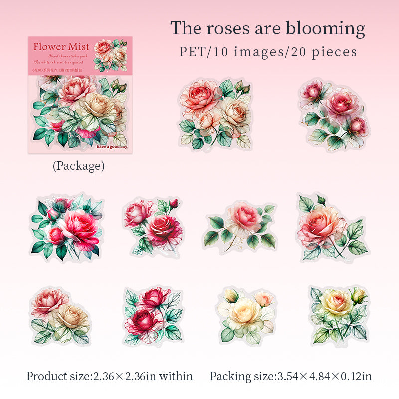 Flower Mist Stickers