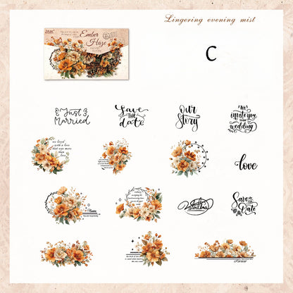 Tinted Silk Melody Stickers