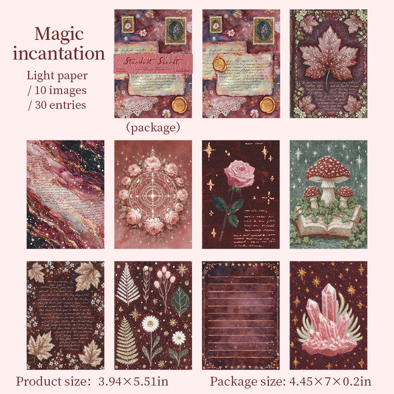 Stardust Secret Scroll Papers