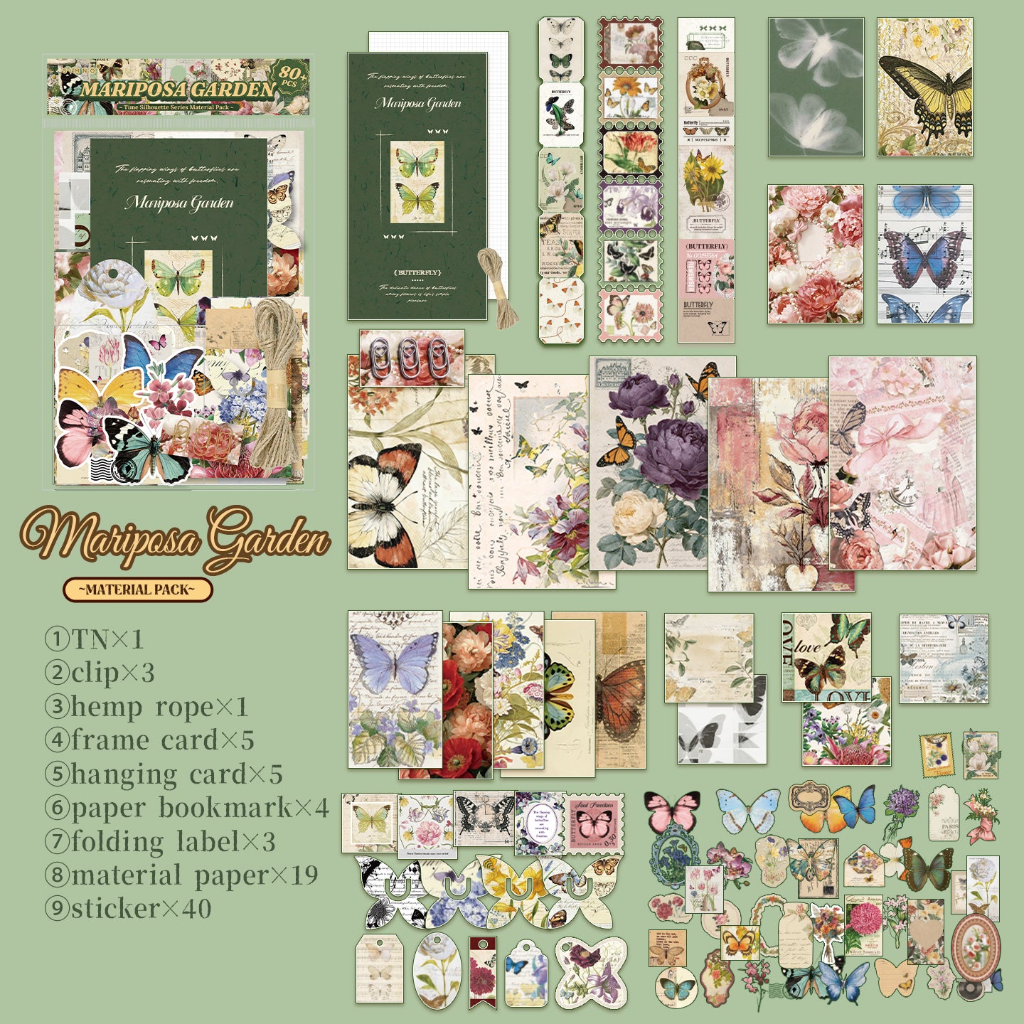 Time Silhouettes Ephemera Pack