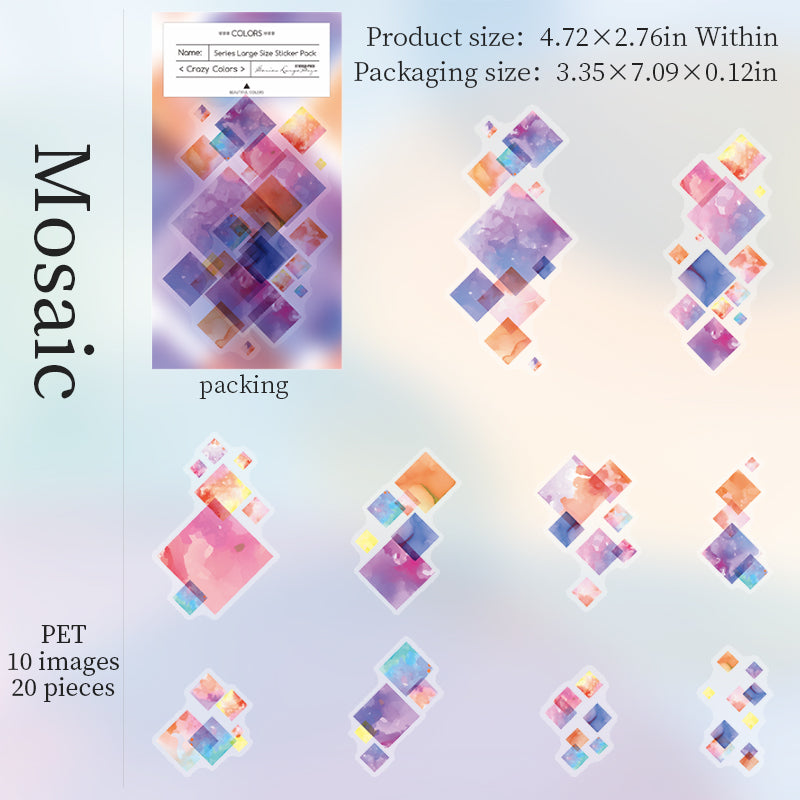 Crazy Colors Sticker