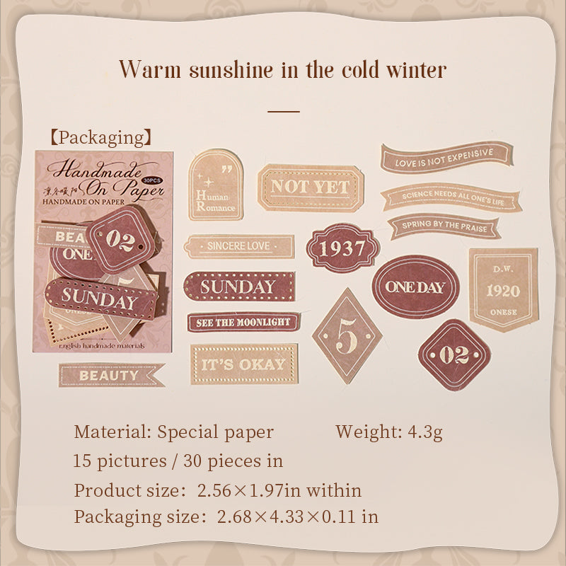 Paper Craft Stickers