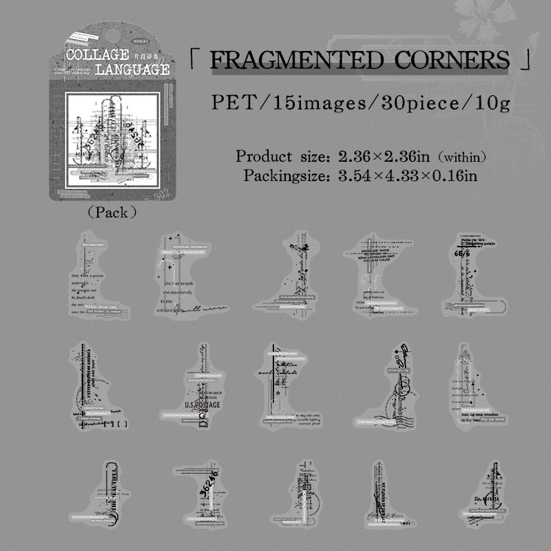 Collage Language Sticker