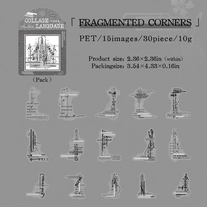 Collage Language Sticker