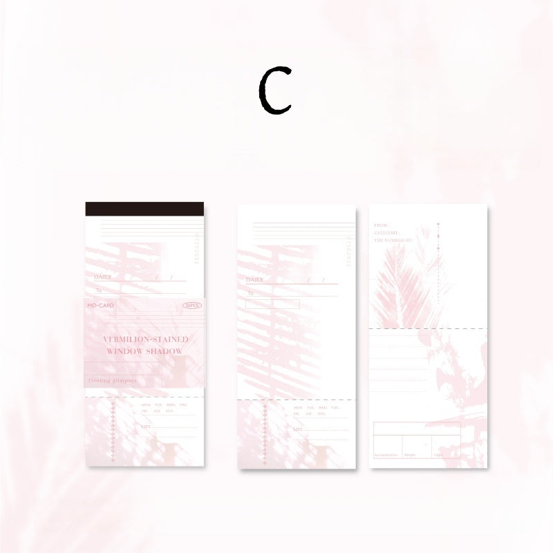 Fleeting Light Moments Memo Pad