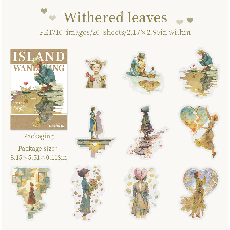 Island Stroll With You Stickers