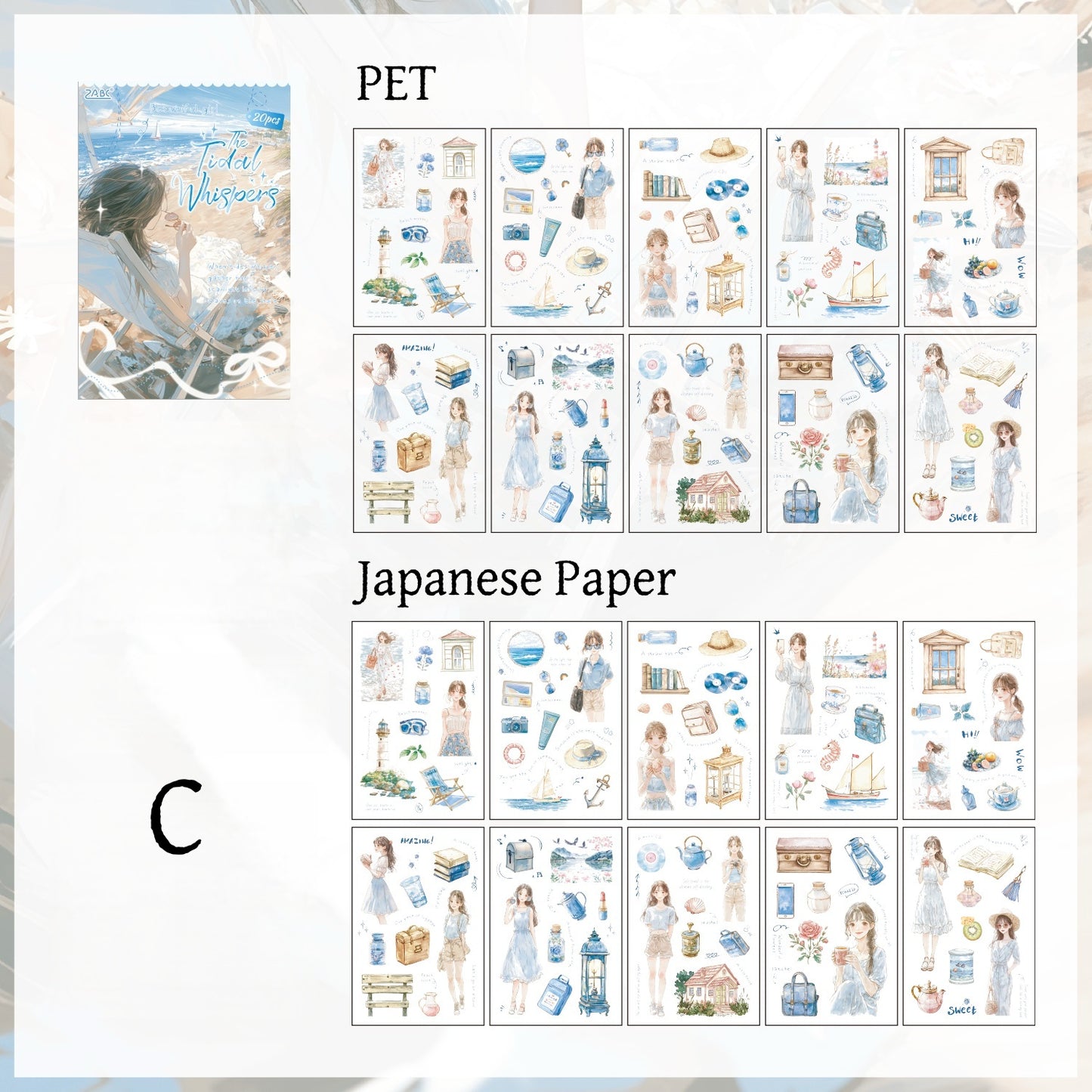 Eternal Secret Words Sticker Book
