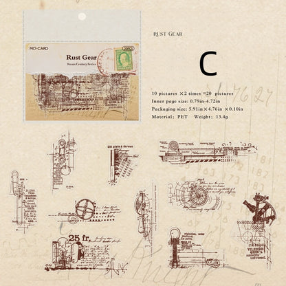 Steampunk Century Stickers