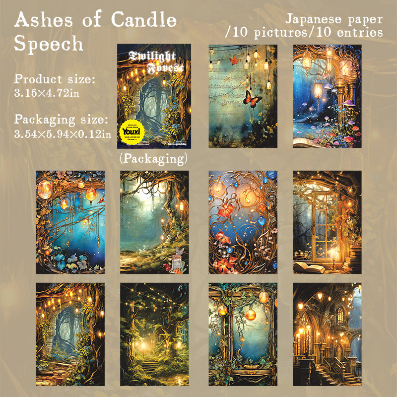 Twilight Forest Washi Sticker