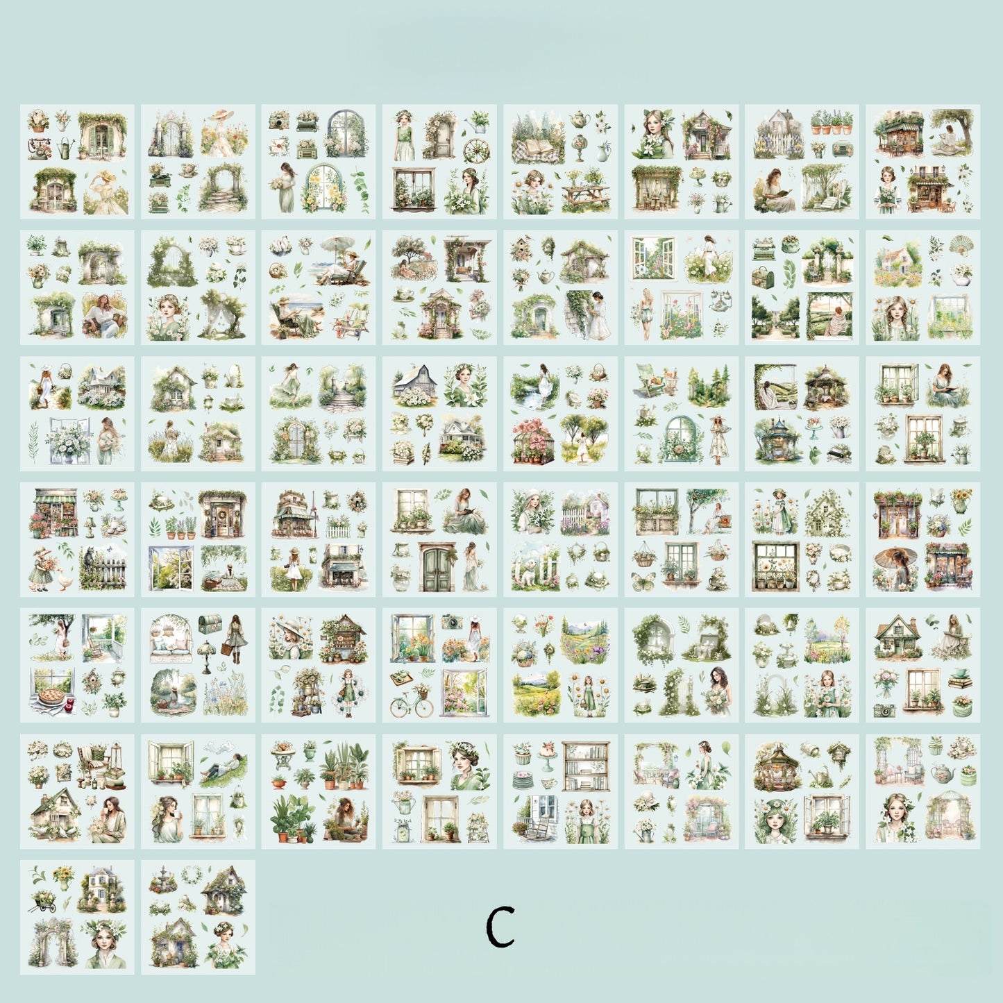 Dreamlike World Sticker Book